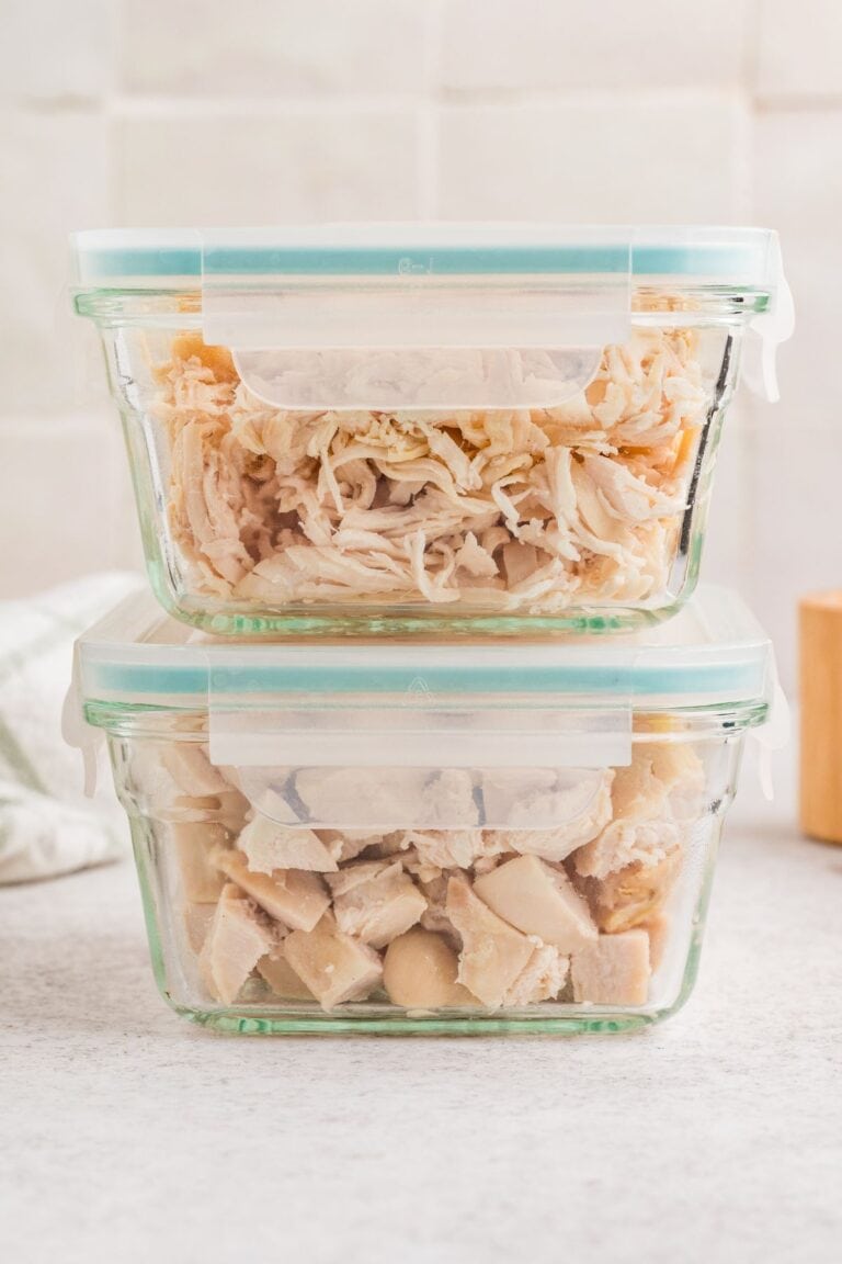 Easy Dutch Oven Shredded Chicken for Meal Prep